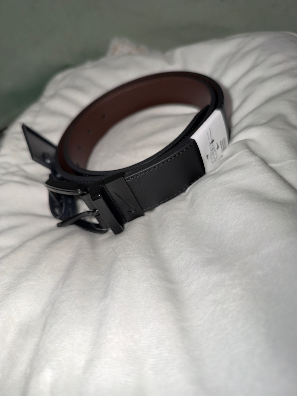 Nike Mens Reversible Golf Belt Black Brown Size Small (30-32)